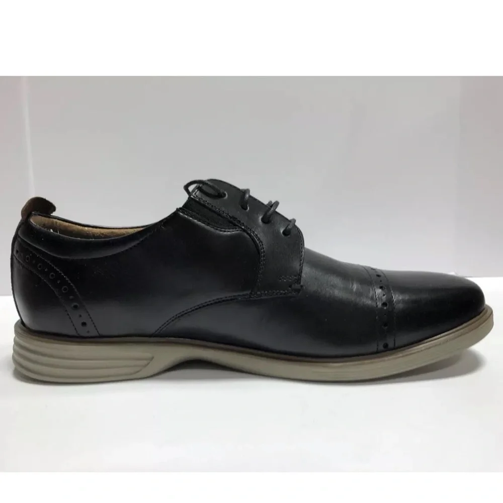Nunn Bush Men’s New Haven Oxford Black Leather, Size 13 Wide